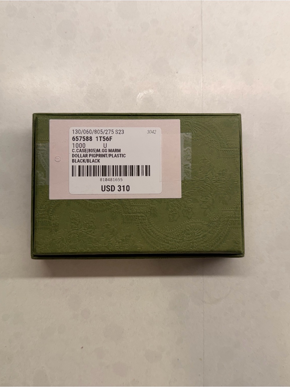 Gucci GG Marmont Double Black Leather Card Holder with Original Box & Dust Bag - Picture 7 of 7